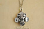 Gas Mask Necklace 2.0 by MonsterBrandCrafts