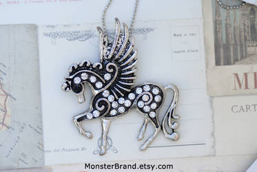 Huge Pegasus Necklace