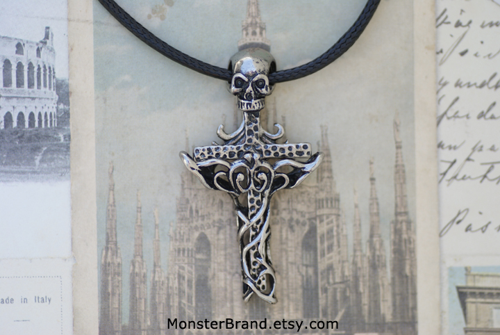 Skull Cross Necklace