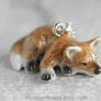 Sleepy Fox Necklace