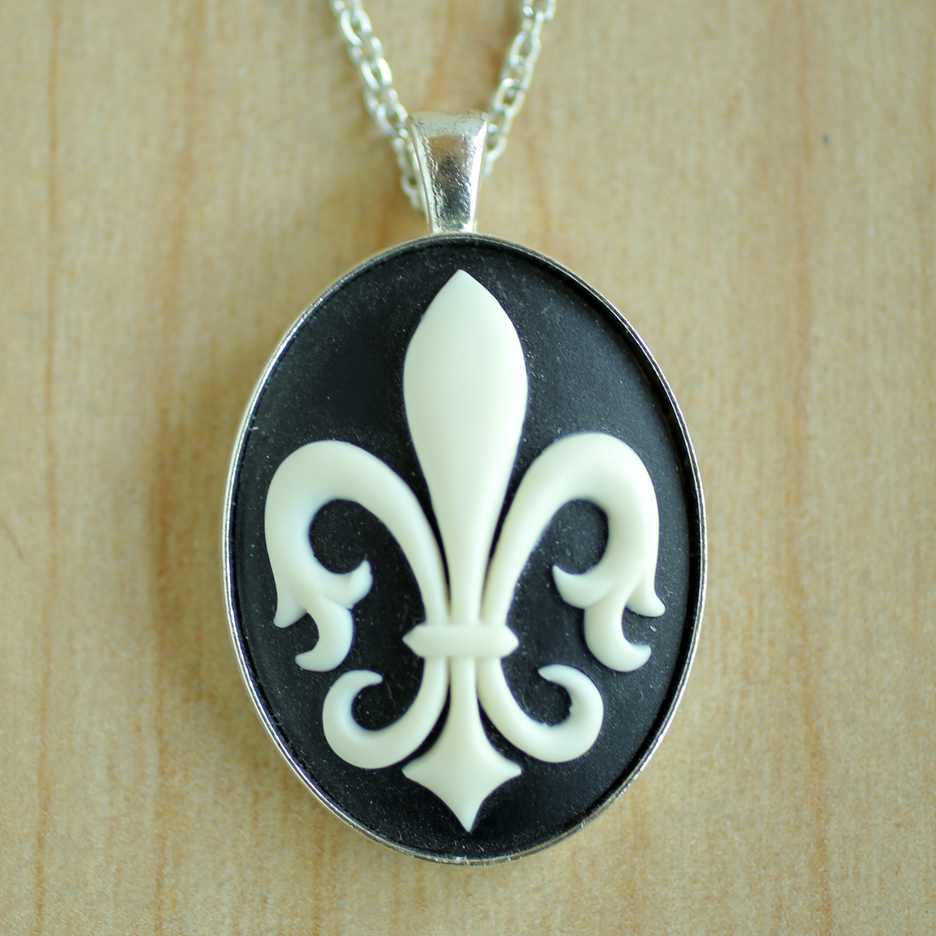 Large Fleur de lis Necklace