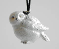 Snowy Owl Christmas Ornament