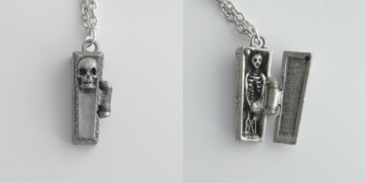 Tiny Coffin Necklace