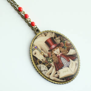 'Aki' Alice in Wonderland Necklace FOR SALE