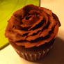 Chocolate Rose Cupcake