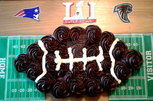 SuperBowl Football Cupcakes