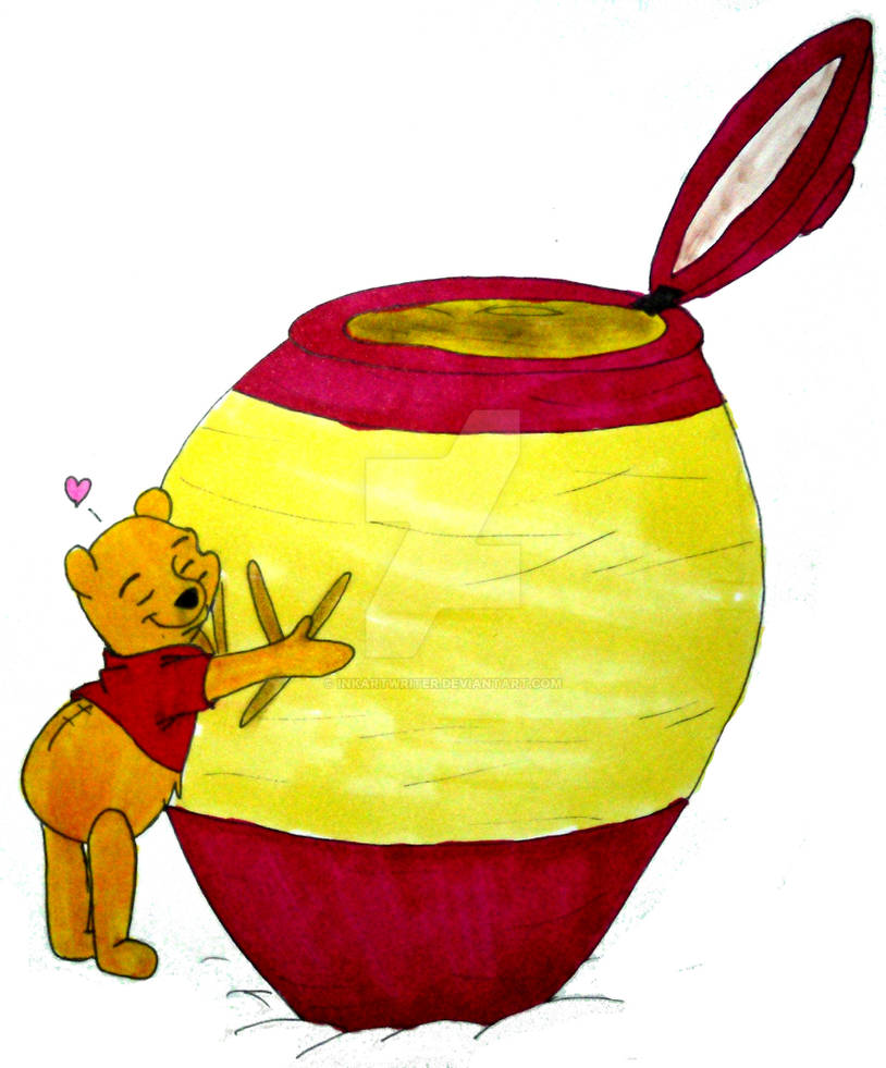 Honey Pot Pooh by InkArtWriter on DeviantArt