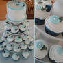 Mini Wedding-Themed Cake-Cupcakes