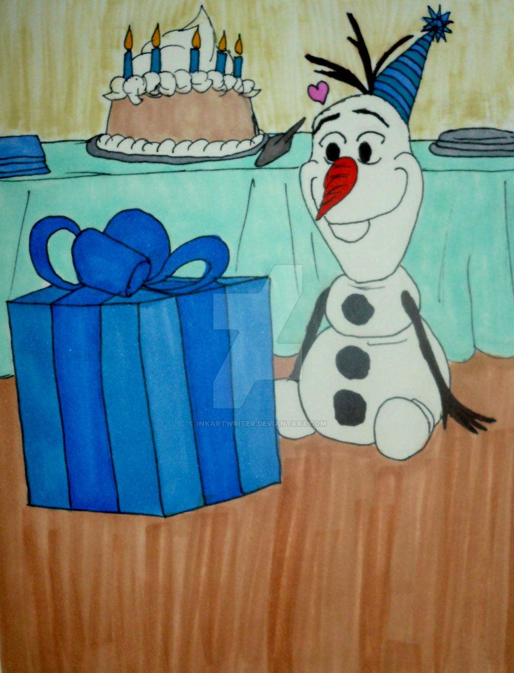 Olaf Happy Birthday Olaf Birthday Card By Crickett77 On DeviantArt