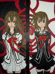 Two Sides of Yuki Cross Kuran Bookmark by InkArtWriter