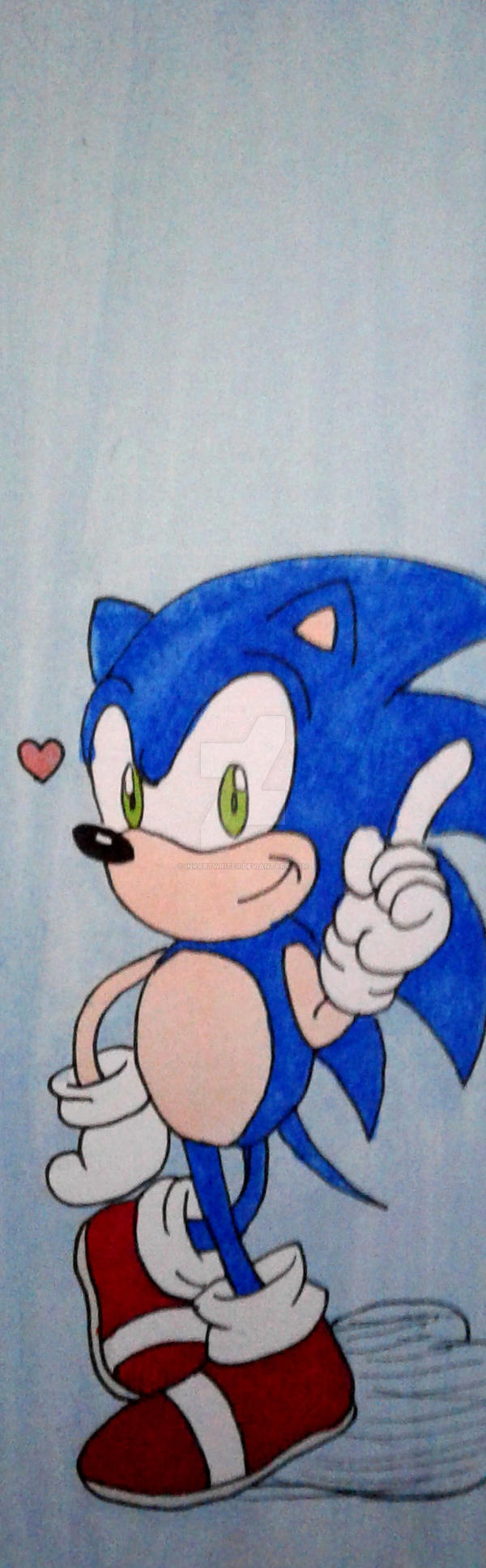 The Classic Sonic Bookmark by InkArtWriter on DeviantArt