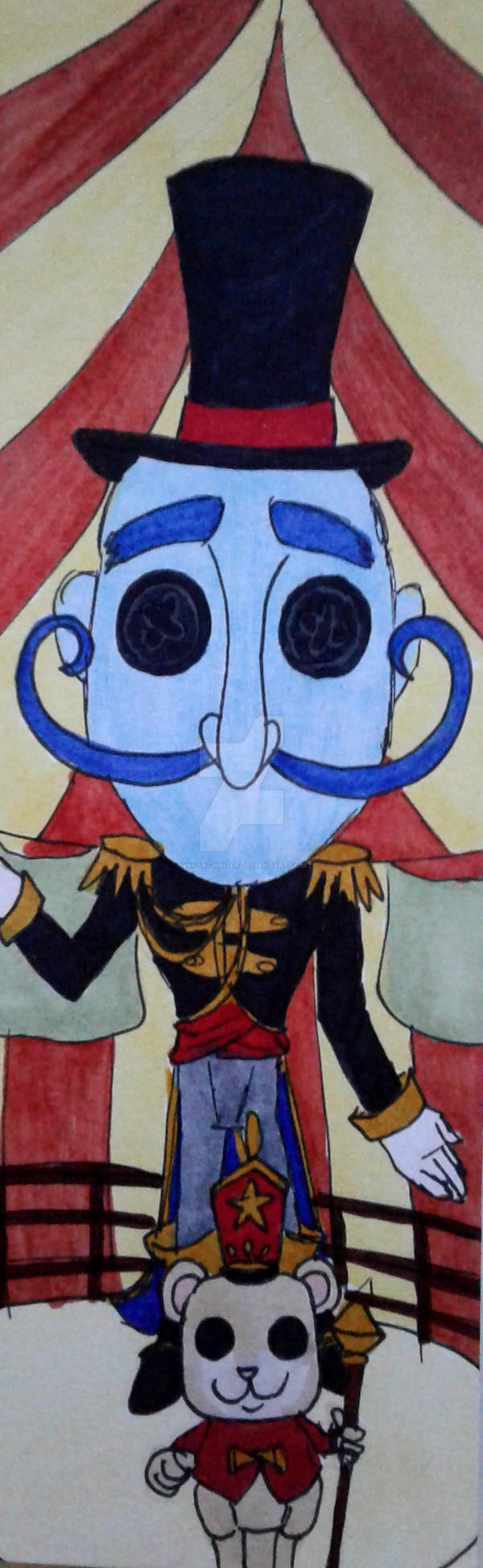 Bobinski Drawing Pop Figure Bookmark - Mr. Bobinsky (with Mouse) by InkArtWriter on ...
