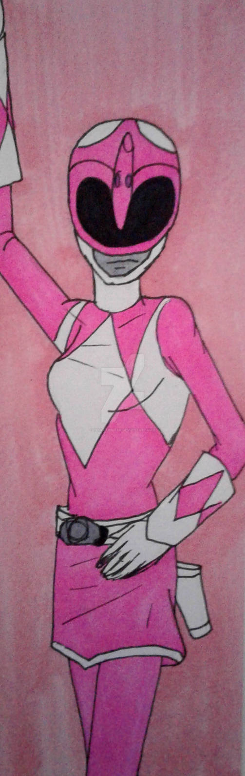 The Pink Ranger Bookmark by InkArtWriter on DeviantArt