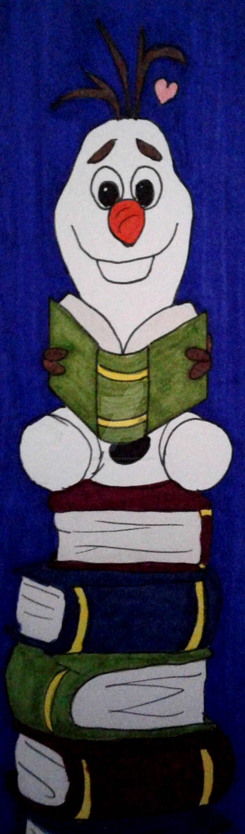 Olaf Sc. Read Reading with Olaf Bookmark by InkArtWriter on DeviantArt