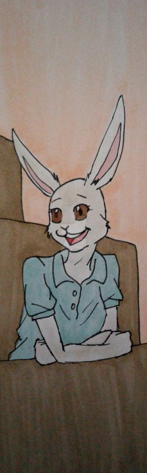 Deviantart Mini Rabbit Dwarf Rabbit Haru Bookmark by InkArtWriter on DeviantArt
