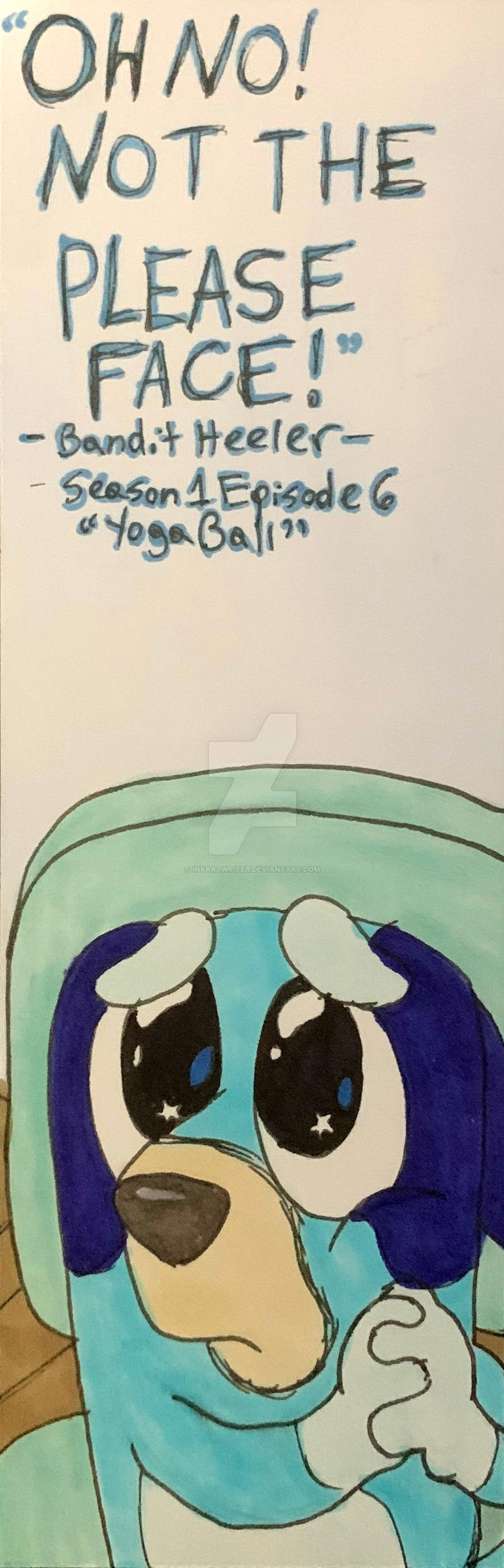 The Please Face Bookmark by InkArtWriter on DeviantArt