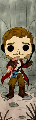 Pop Figure Bookmark - Star-Lord by InkArtWriter