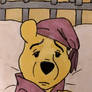 Sleepy Pooh Bear Bookmark