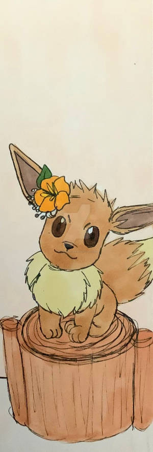 Eevee on Vacation Bookmark