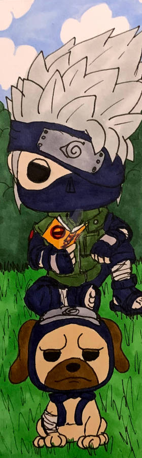 Pop Figure Bookmark - Kakashi with Pakkun