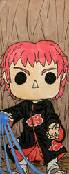 Pop Figure Bookmark - Sasori by InkArtWriter