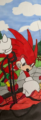 Knuckles Smash Bookmark