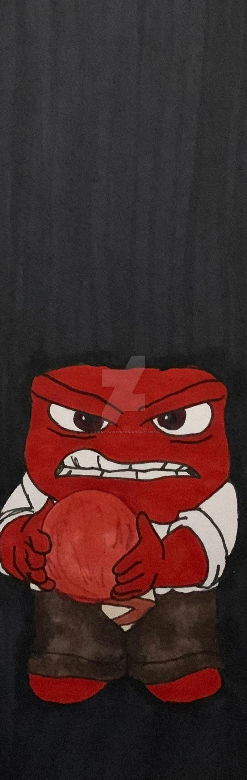 Emotion of Anger Bookmark by InkArtWriter on DeviantArt