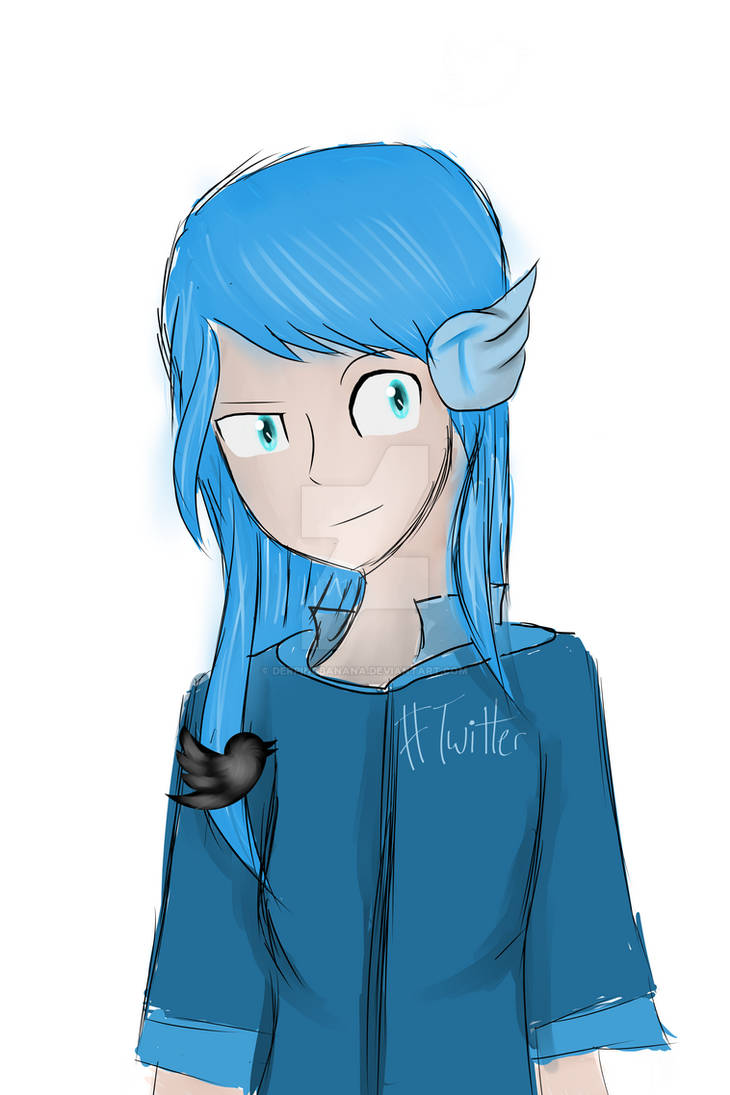 Twitter Human Version Twitter - Human by derpingBanana on DeviantArt