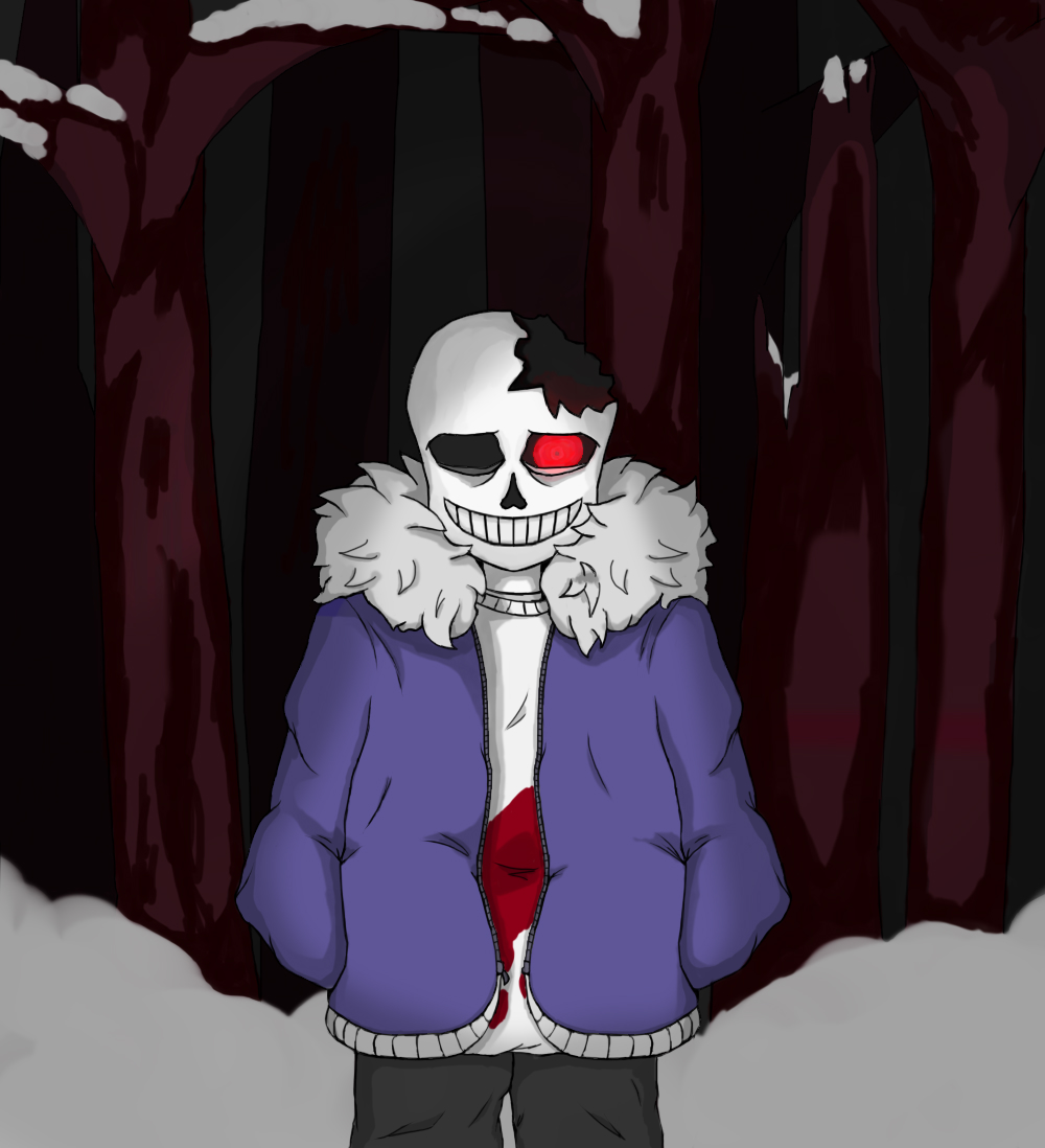 Could you draw de Horror Sans? o3o Your art is awesome! ^W^ – kierie