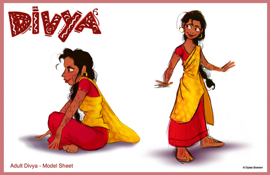 Adult Divya - Model Sheet