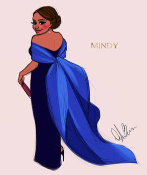 Mindy at the Oscars