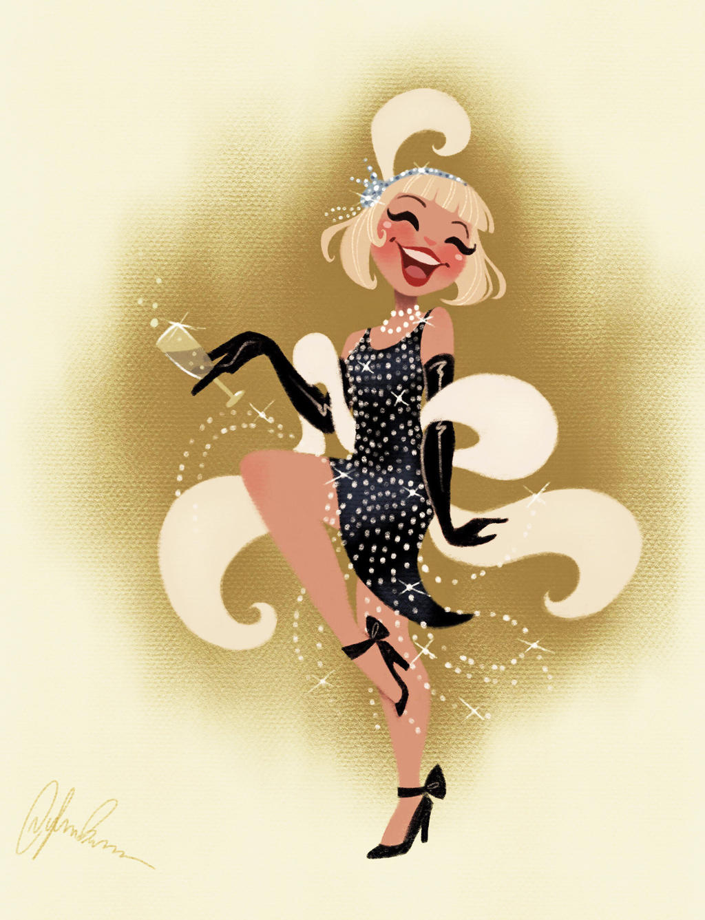 Flapper Gal 1 by DylanBonner on DeviantArt