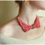 Roses Peter Pan Collar Necklace