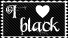 stamp i love black