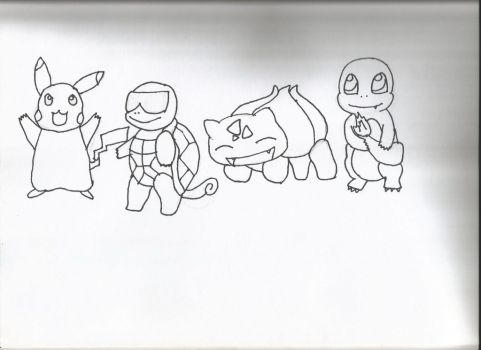 Pokemon Outline By BlueFluttershy On DeviantArt pokemon-outline-by-bluefluttershy-on-deviantart