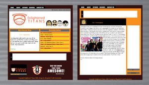 Enlightened Titans Web layout