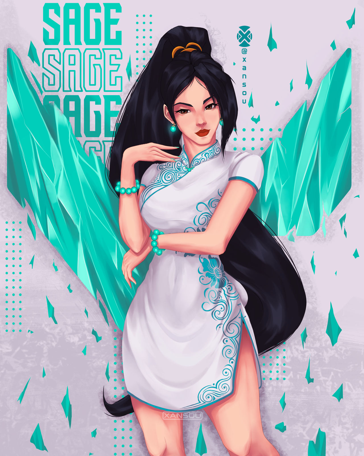Sage /// Fanart by xansou on DeviantArt