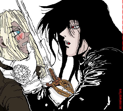 Alucard & Integra, Hellsing, love  Alucard, Hellsing alucard, Hellsing