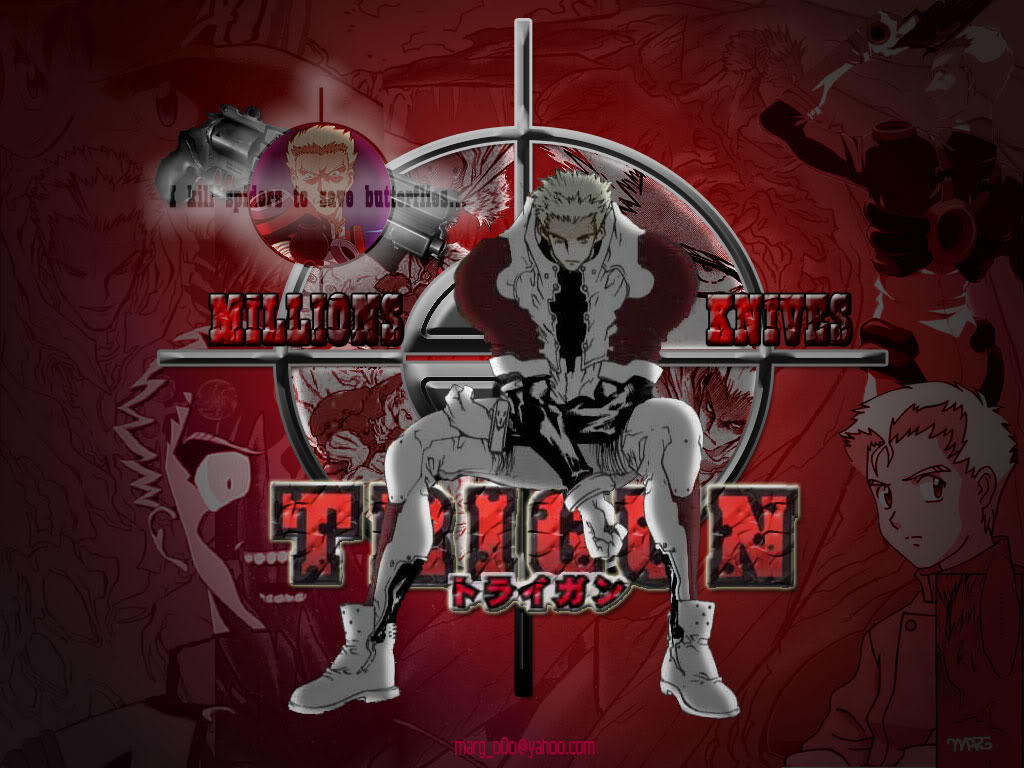 Millions Knives Trigun manga wallpaper by Mar90t on DeviantArt
