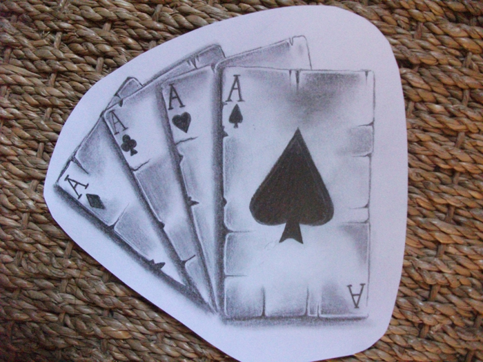 Playing Cards Drawing