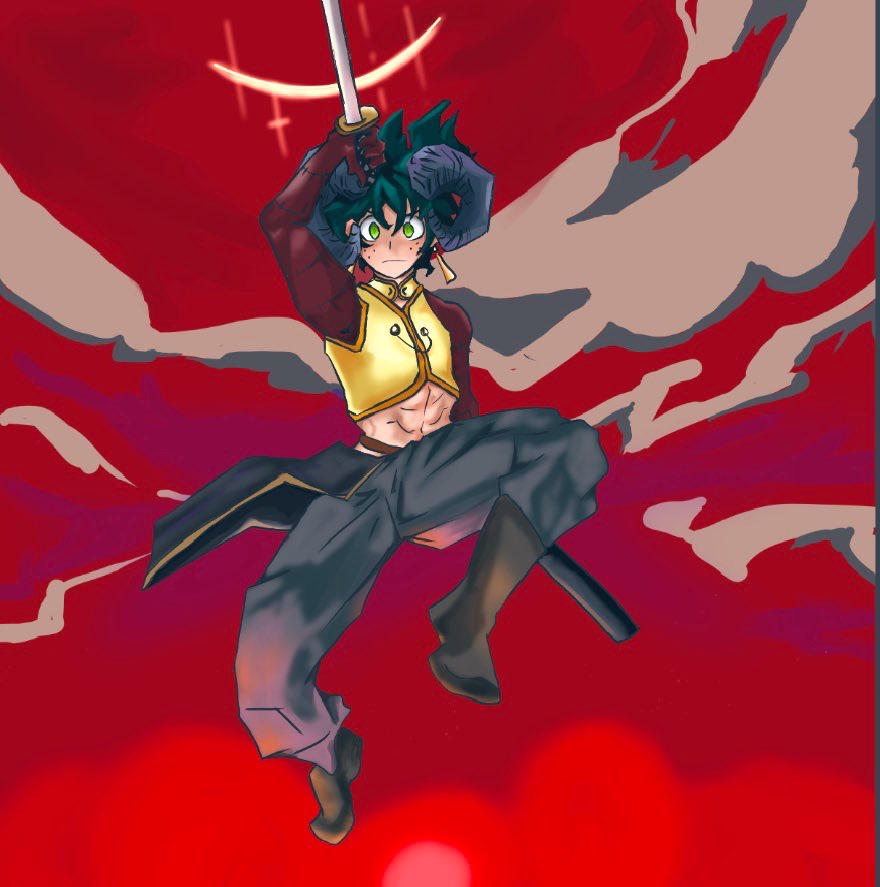 Demon!Deku by OkiiTako on DeviantArt
