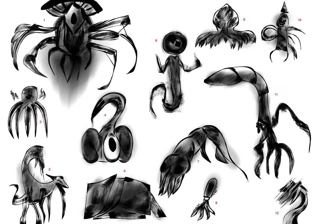 Inktober #28 SCP creatures by RedEric7 on DeviantArt