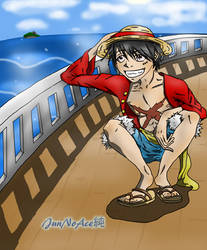 Monkey D. Luffy 2YL by JunNoAce