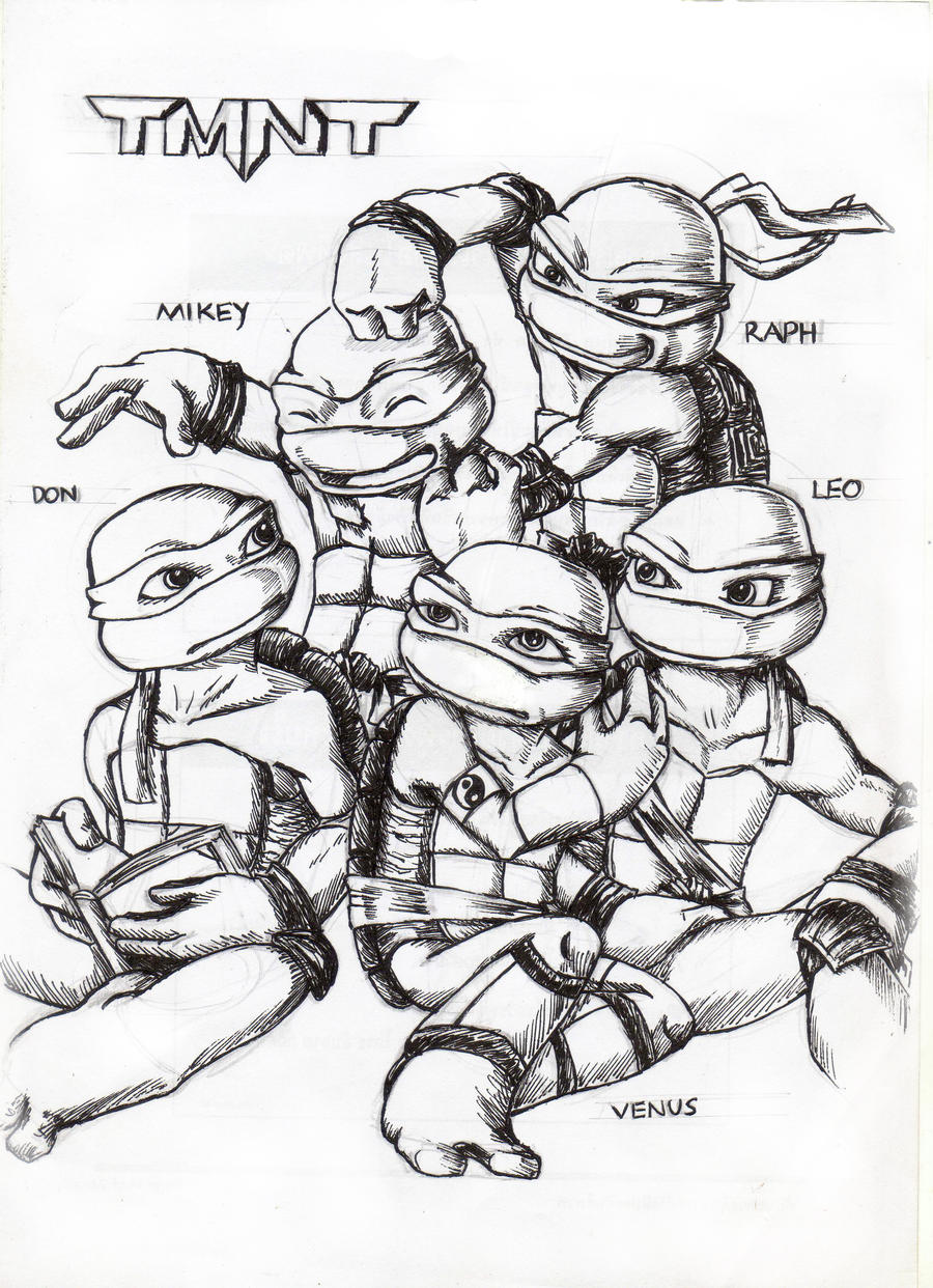 tmnt art 2007 wallpaper by propimol on DeviantArt