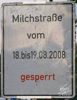 Milchstrasse gesperrt