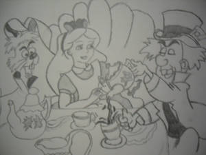 Mad Hatter's tea party