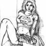 Supergirl Drawing