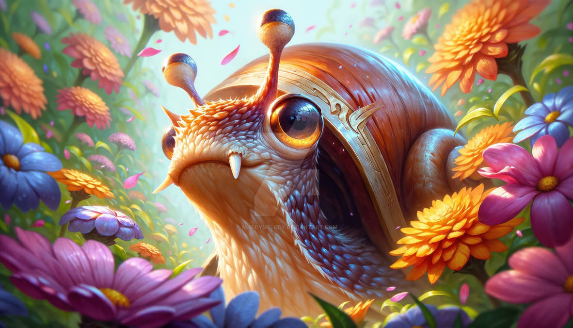 Cheeky Rascal Snail The Whimsical Curious Lil Snail by MaddyMelody on DeviantArt