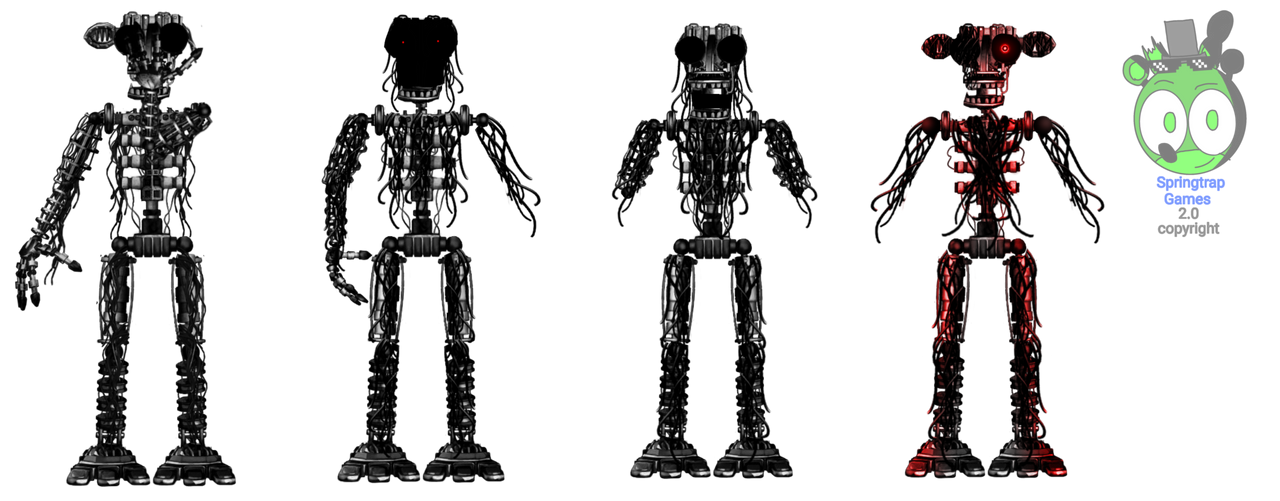 Inner Animatronics Ignited Animatronicos endoskeleton by SpringtrapGames777 on DeviantArt