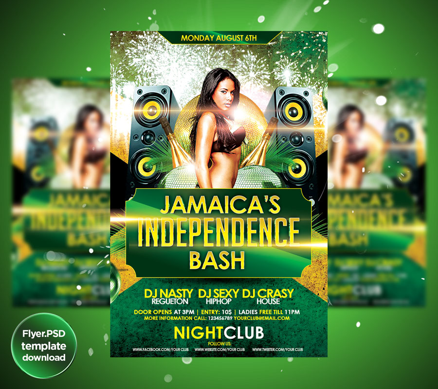 Jamaicas Independence Day flyer